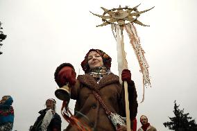 Carollers in Kyiv